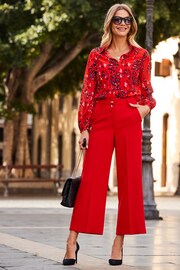 Sosandar Red Formal Culottes - Image 1 of 5