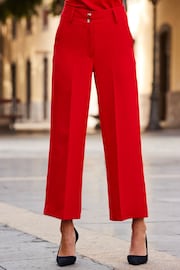 Sosandar Red Formal Culottes - Image 2 of 5