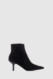 Office Black Ankle Sock Boot With Stiletto Heel - Image 1 of 4