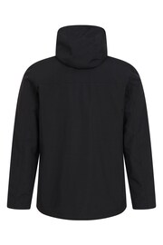 Mountain Warehouse Black Mens Route Waterproof Jacket - Image 3 of 5