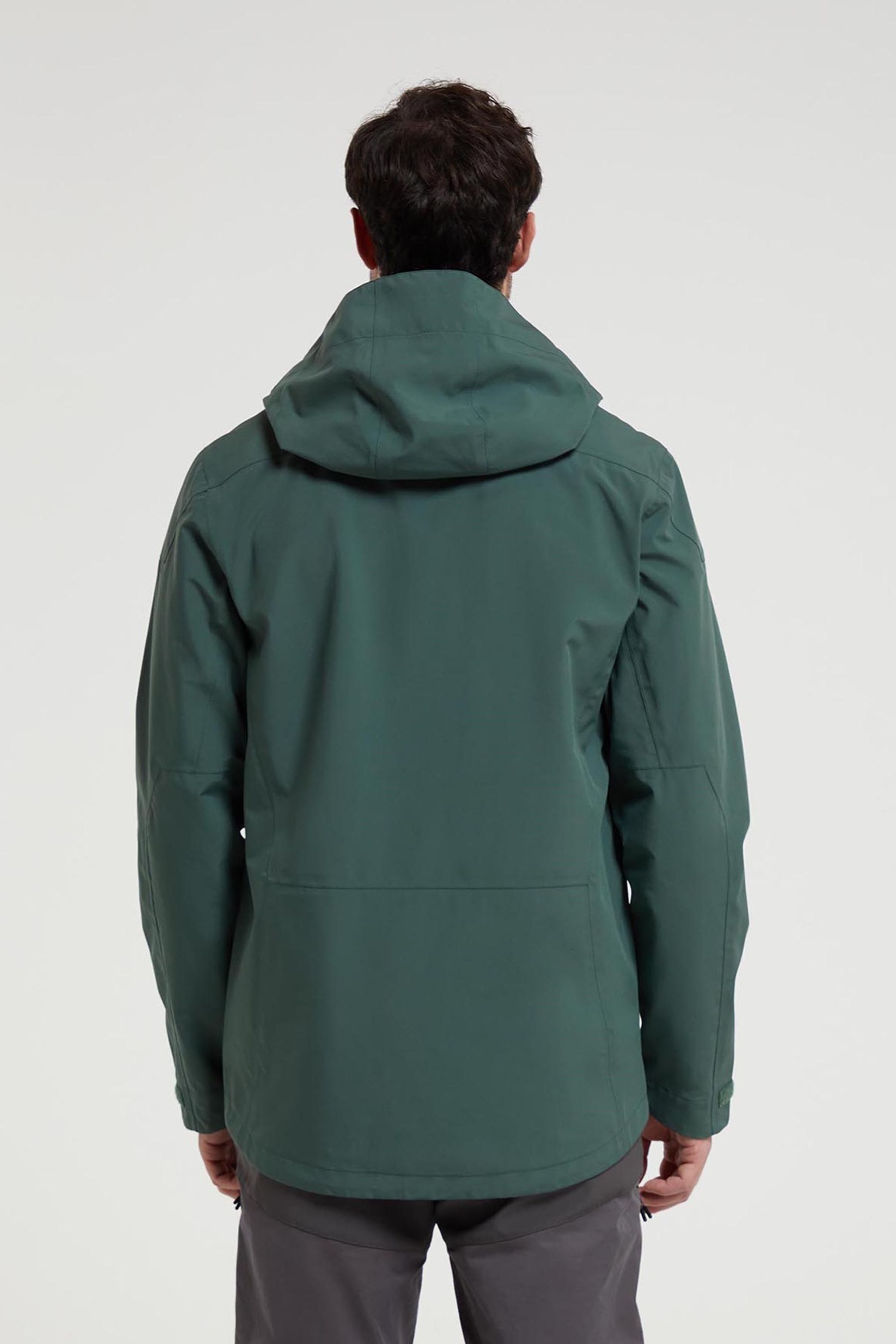 Buy Mountain Warehouse Green Mens Bachill Waterproof 3 In 1 Jacket from Next Estonia