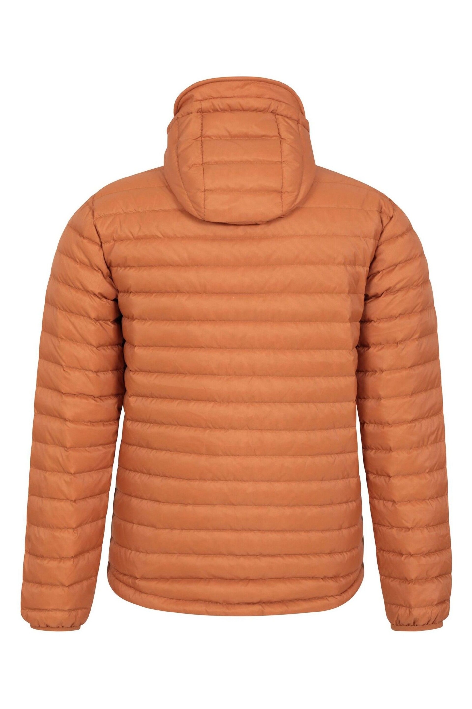 Mountain Warehouse Orange Mens Henry II Extreme Water Resistant Down Padded Jacket - Image 3 of 6