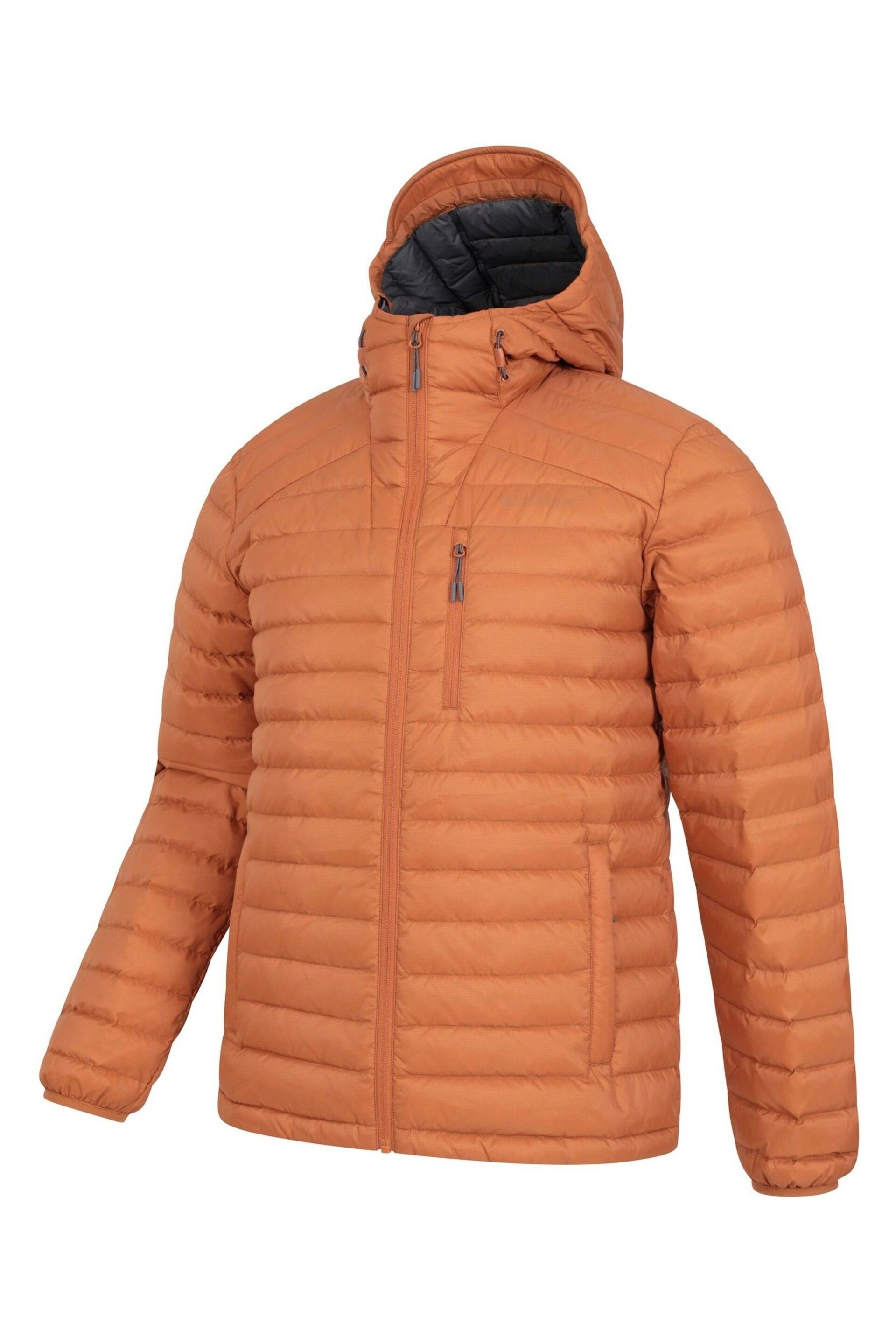 Mountain Warehouse Orange Mens Henry II Extreme Water Resistant Down Padded Jacket - Image 5 of 6