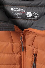 Mountain Warehouse Orange Mens Henry II Extreme Water Resistant Down Padded Jacket - Image 6 of 6