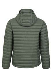 Mountain Warehouse Green Mens Henry II Extreme Water Resistant Down Padded Jacket - Image 3 of 5