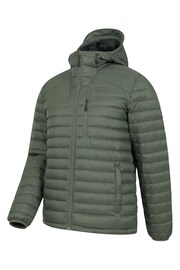 Mountain Warehouse Green Mens Henry II Extreme Water Resistant Down Padded Jacket - Image 5 of 5