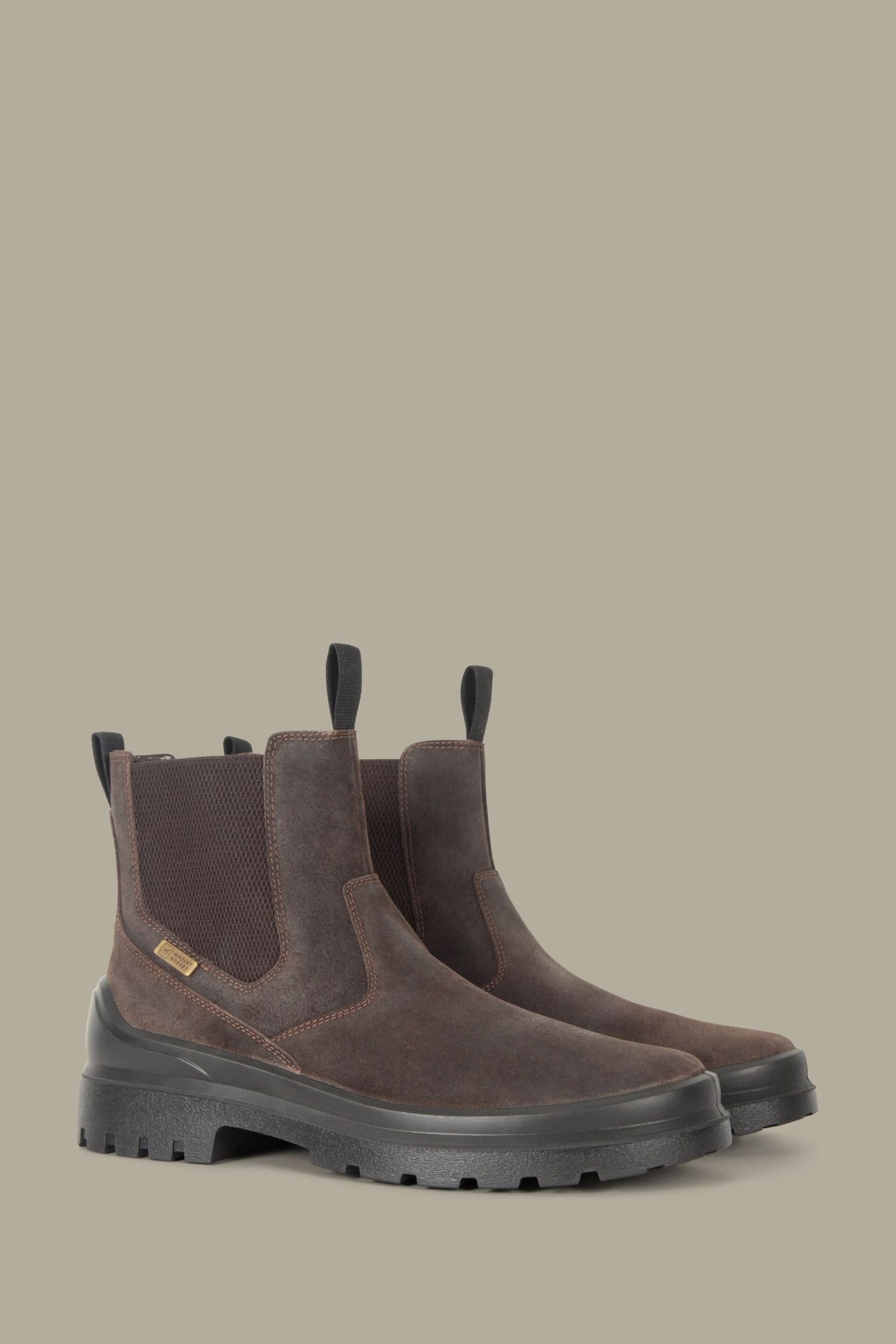 Mountain Warehouse Brown Salcombe Mens Waterproof Leather Chelsea Boots - Image 1 of 5