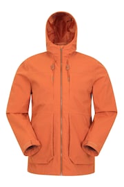 Mountain Warehouse Orange Mens Route Waterproof Jacket - Image 1 of 5