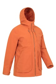 Mountain Warehouse Orange Mens Route Waterproof Jacket - Image 2 of 5