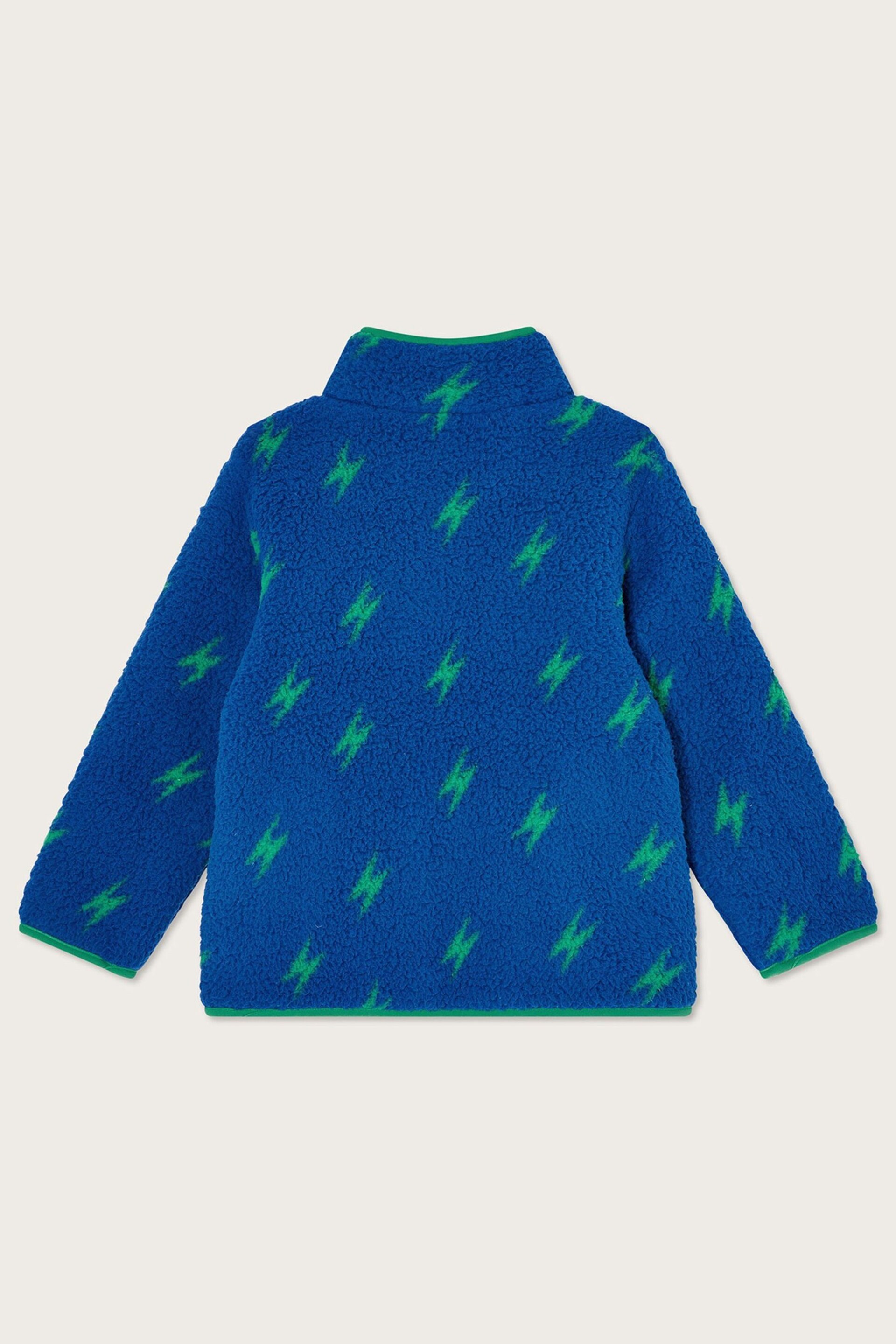 Monsoon Blue Lightning Bolt Fleece - Image 2 of 3