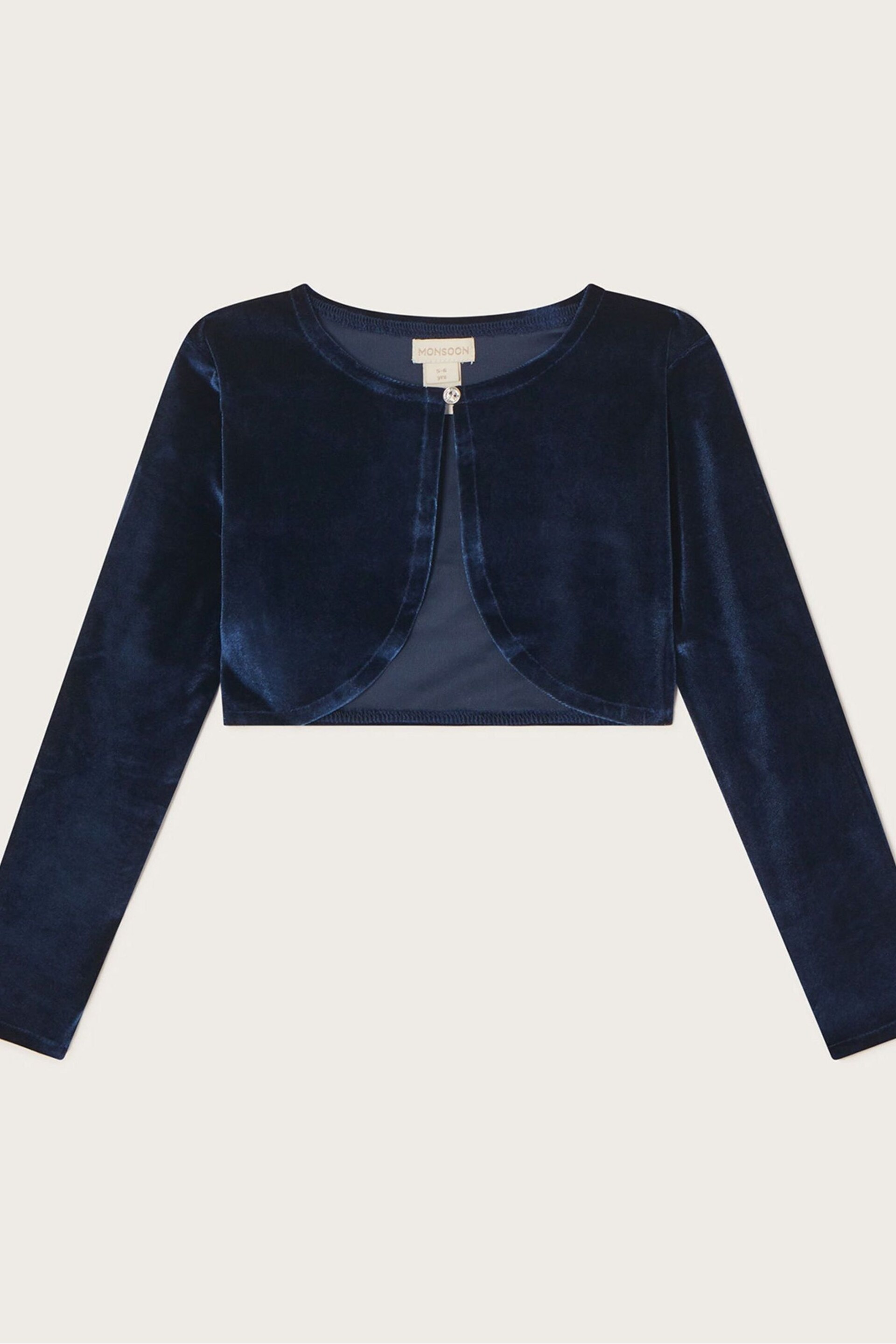 Monsoon Velvet Niamh Cardigan - Image 1 of 3