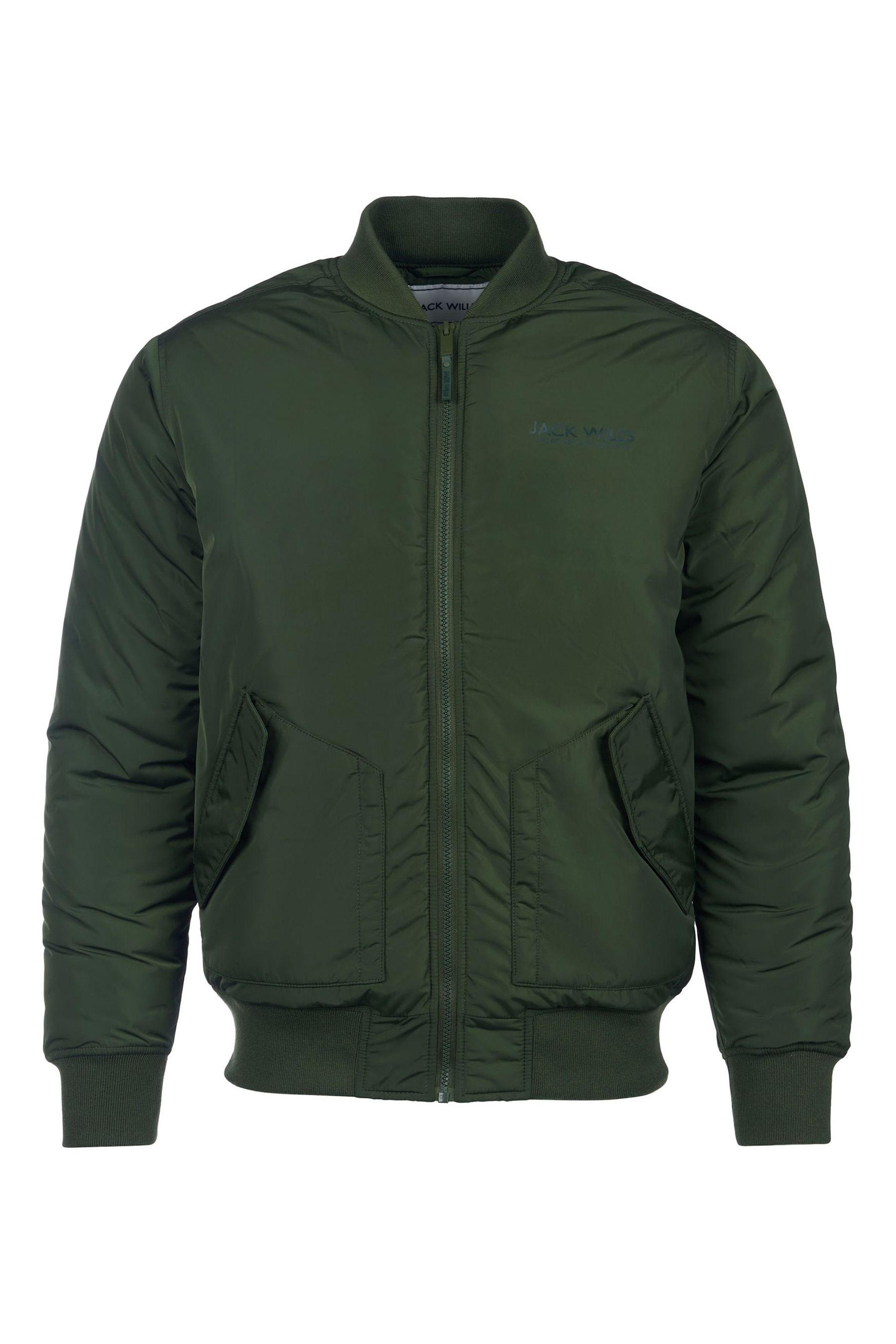 Buy Jack Wills Mens Green Bomber Jacket from Next Luxembourg