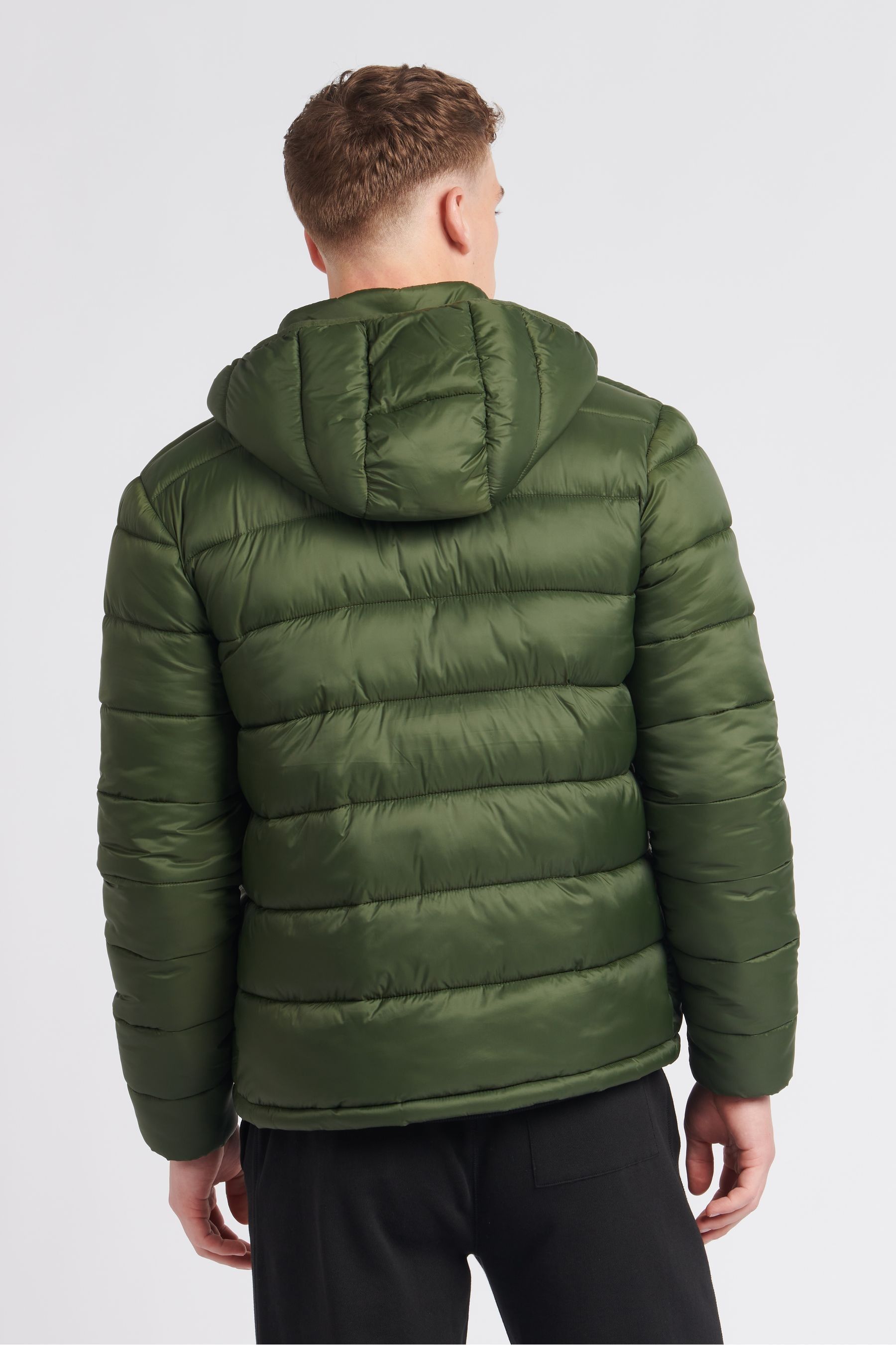 Buy Jack Wills Mens Green Kershaw Hooded Puffer Jacket from Next Luxembourg