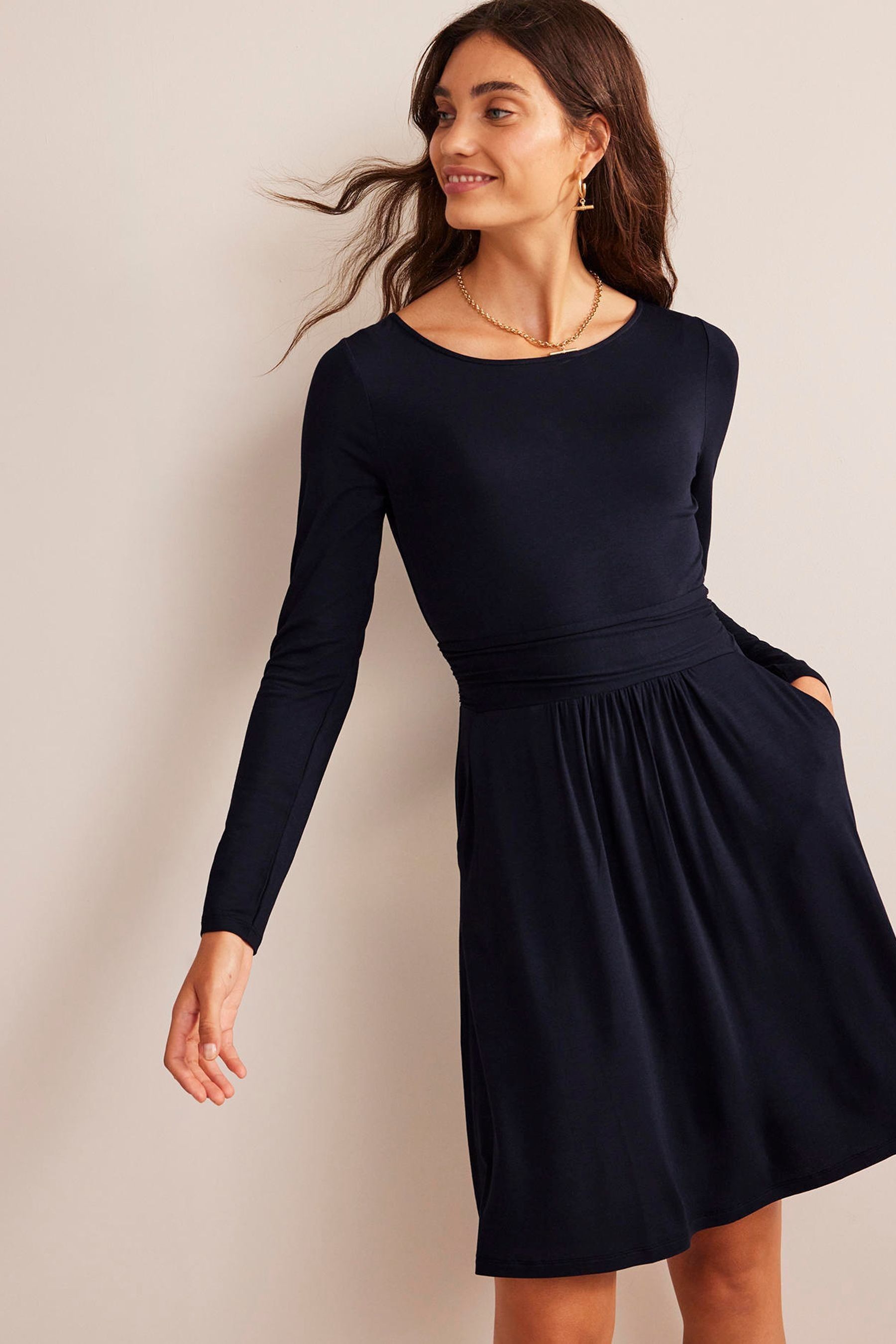 Buy Boden Blue Petite Abigail Jersey Dress from Next Canada