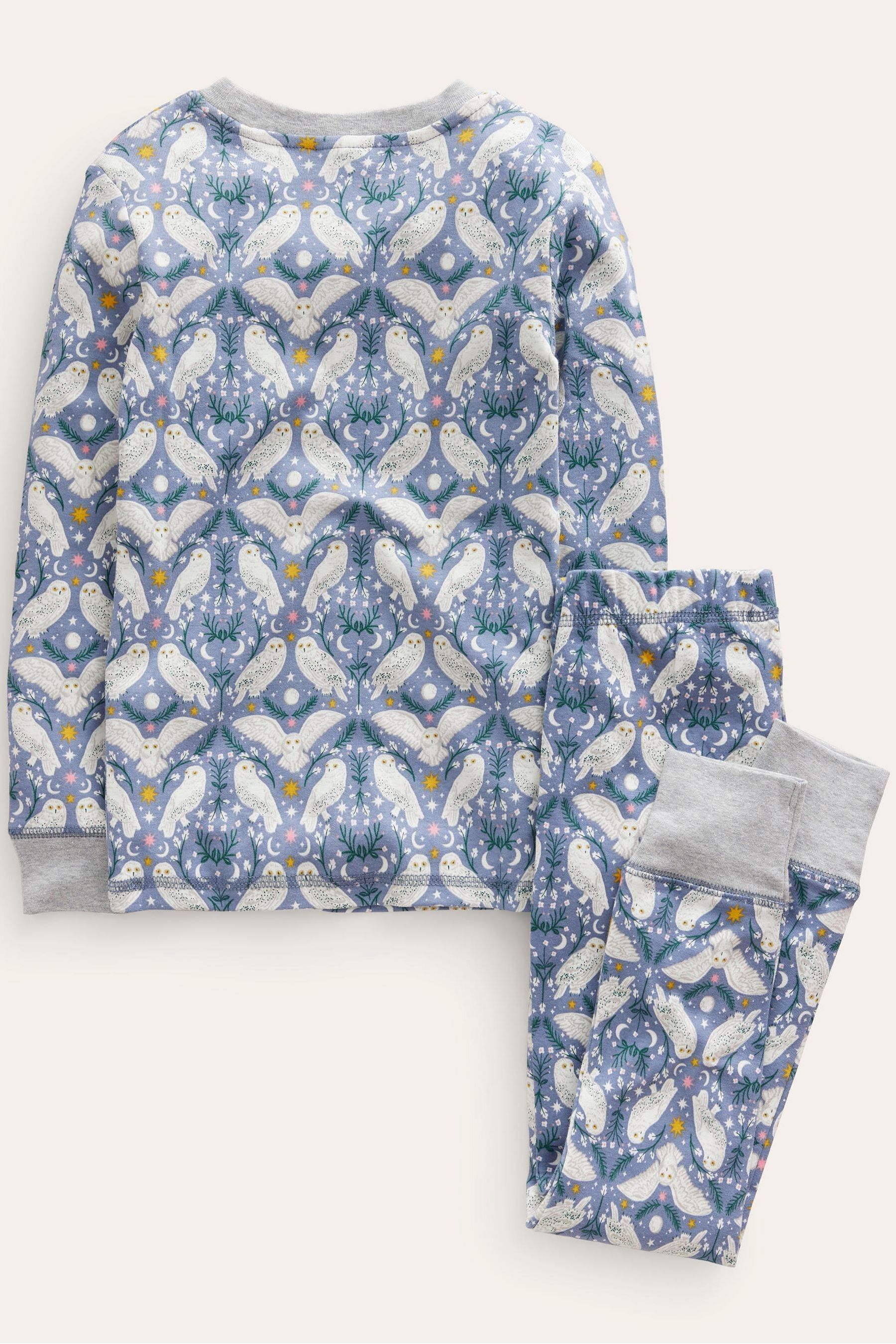 Buy Boden Light Blue Snug Glow In The Dark Pyjamas from Next Luxembourg