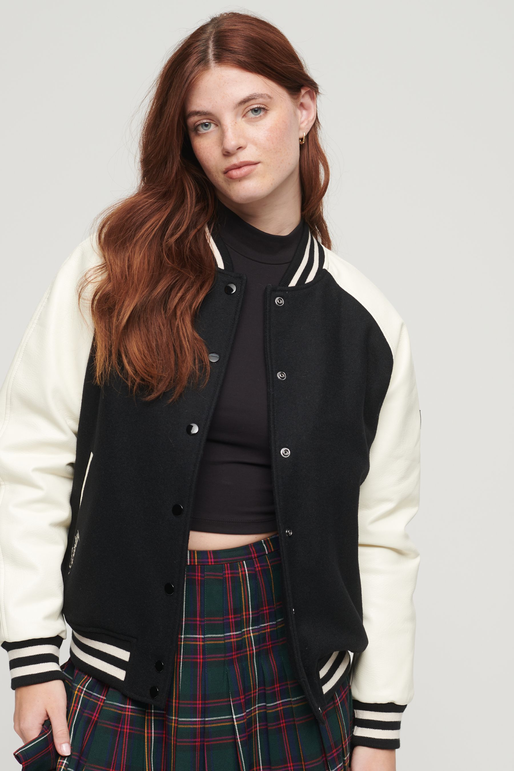 Bomber jacket college style new arrivals