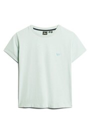 Superdry off green Essential Logo 90's T-Shirt - Image 4 of 6