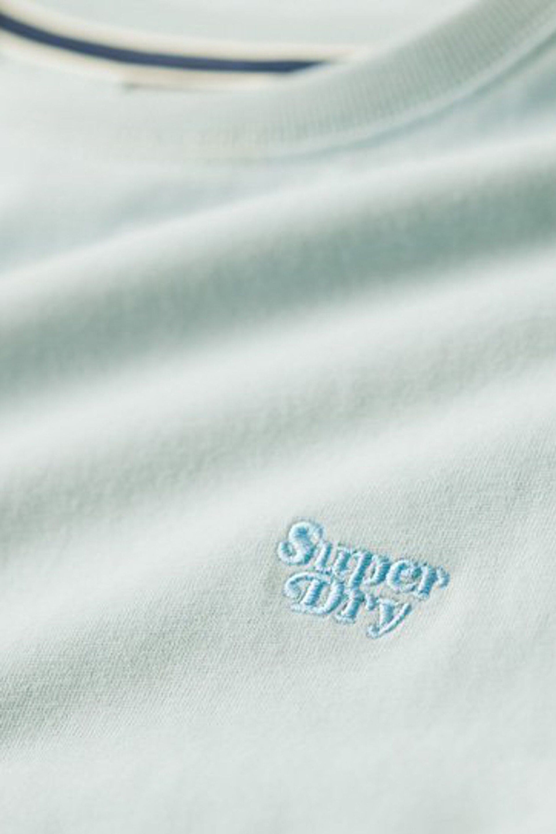 Superdry off green Essential Logo 90's T-Shirt - Image 6 of 6