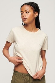 Superdry Nude Essential Logo 90's T-Shirt - Image 1 of 5