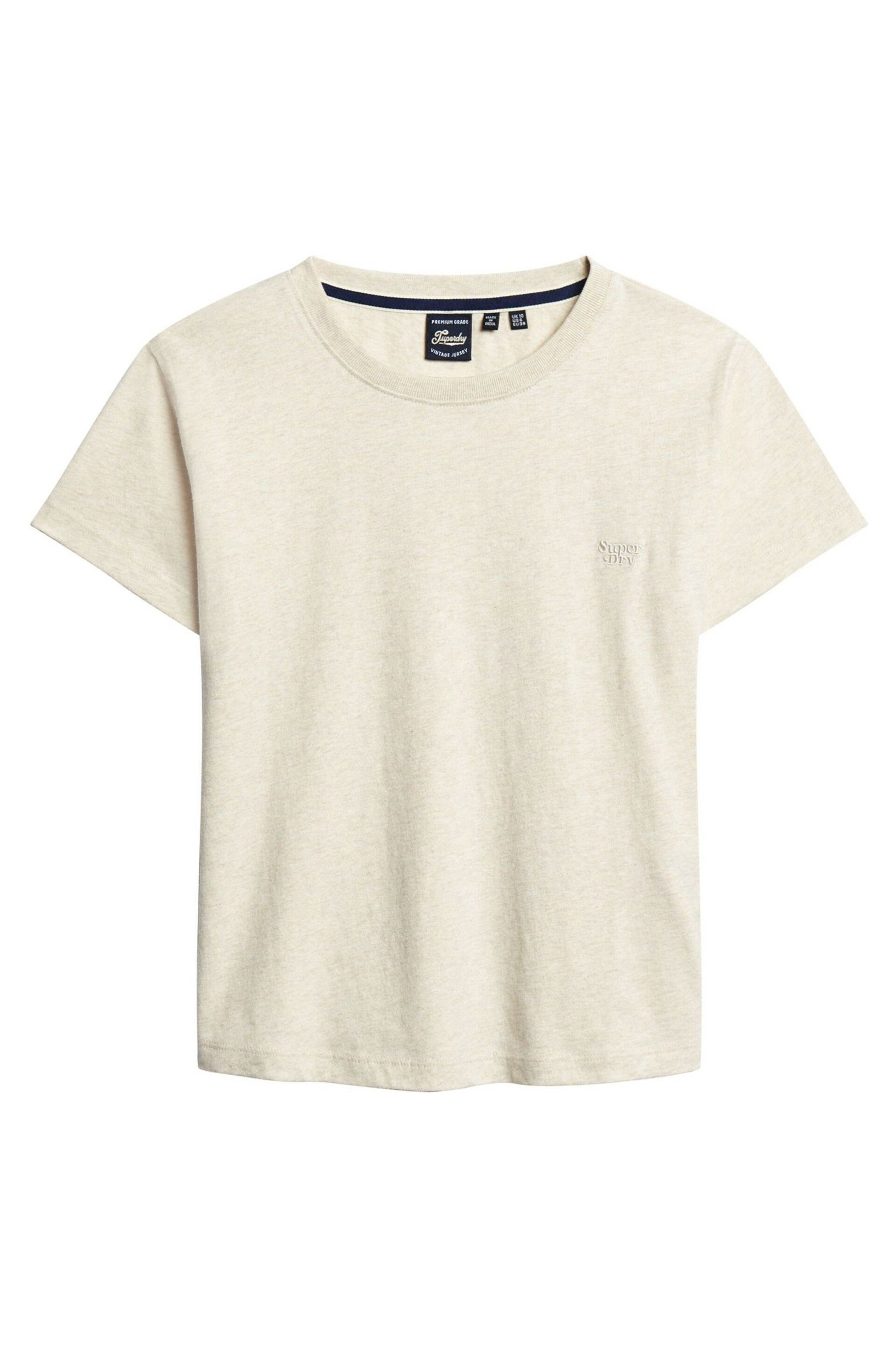 Superdry Nude Essential Logo 90's T-Shirt - Image 4 of 5