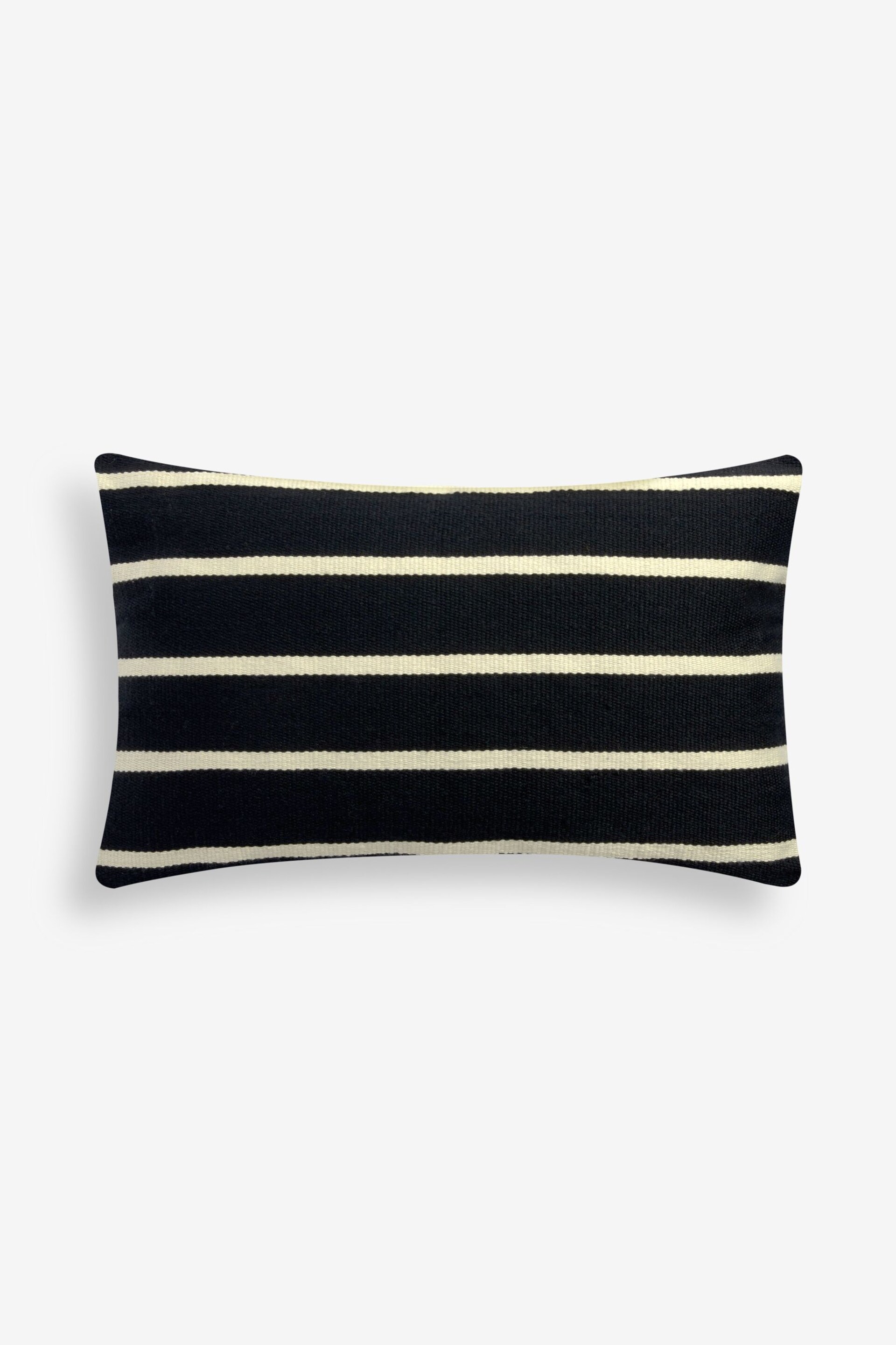 Monochrome Stripe Indoor/Outdoor 40 x 59cm Cushion - Image 4 of 5