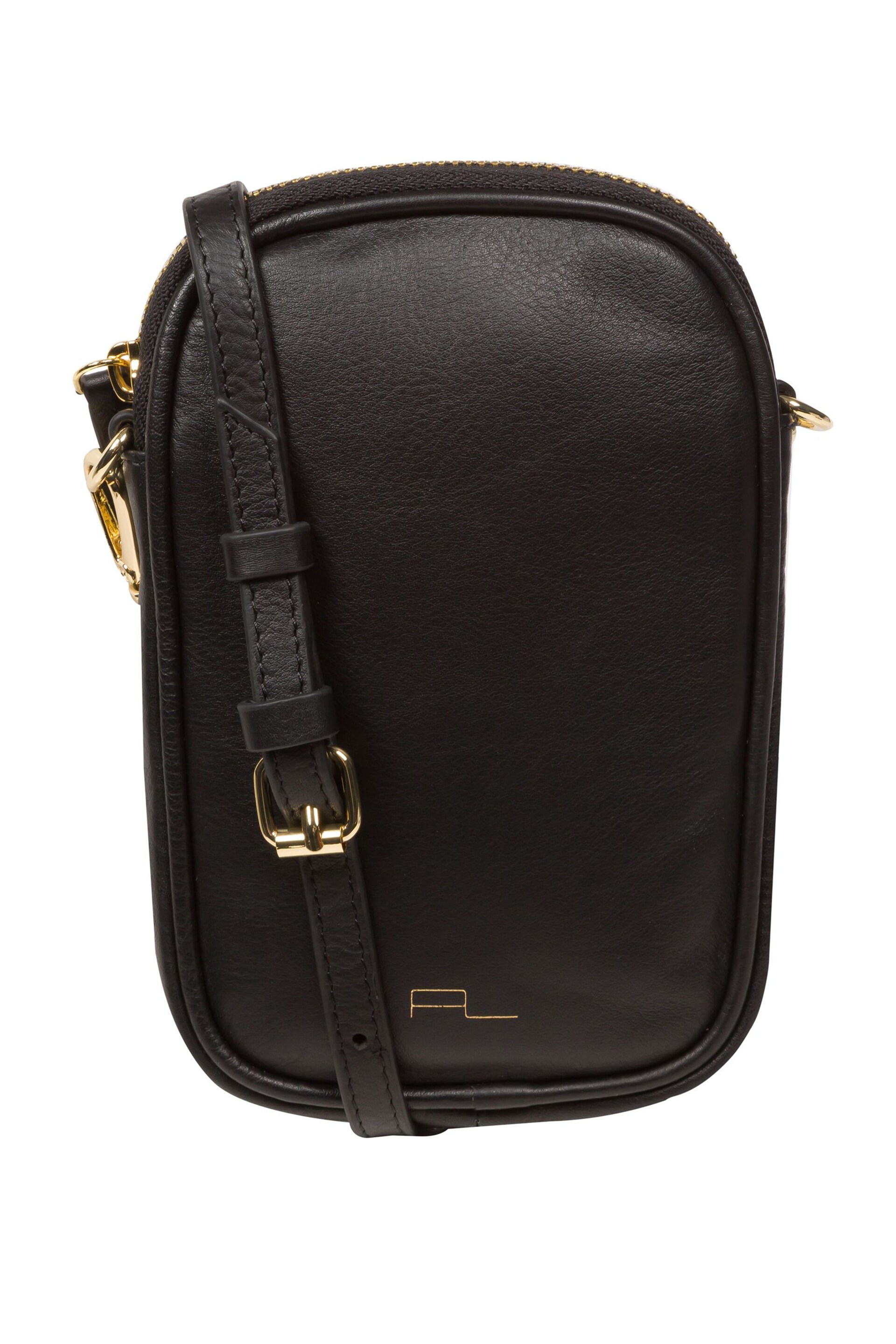 Pure Luxuries London Alaina Nappa Leather Cross-Body Phone Bag - Image 1 of 7