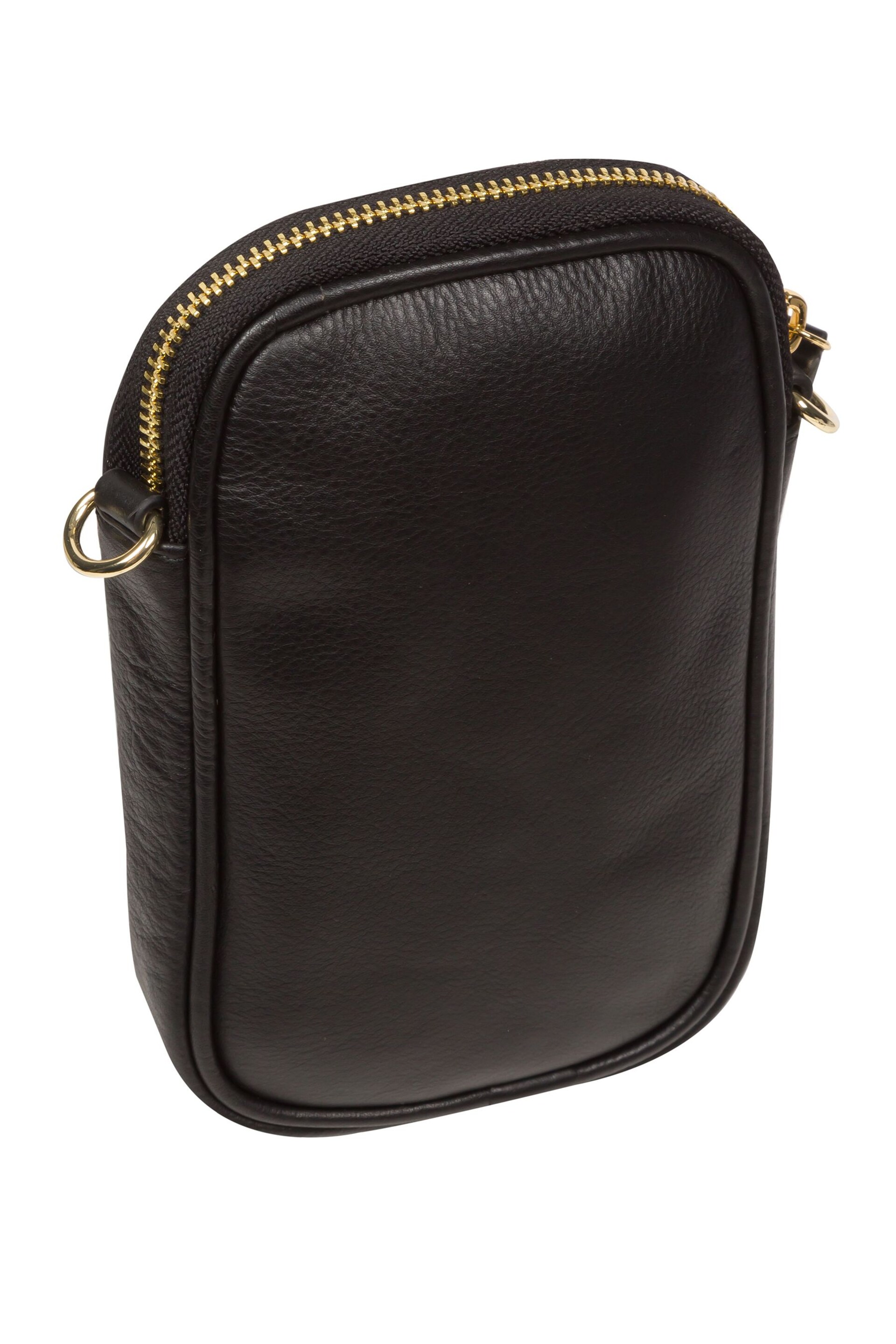 Pure Luxuries London Alaina Nappa Leather Cross-Body Phone Bag - Image 4 of 7