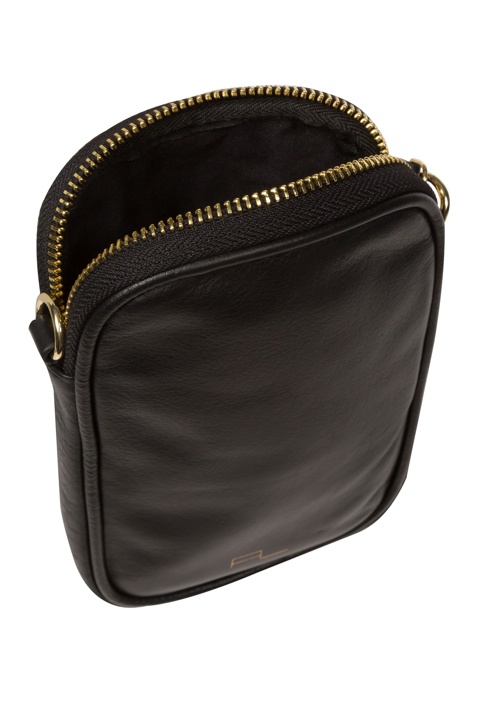 Pure Luxuries London Alaina Nappa Leather Cross-Body Phone Bag - Image 6 of 7