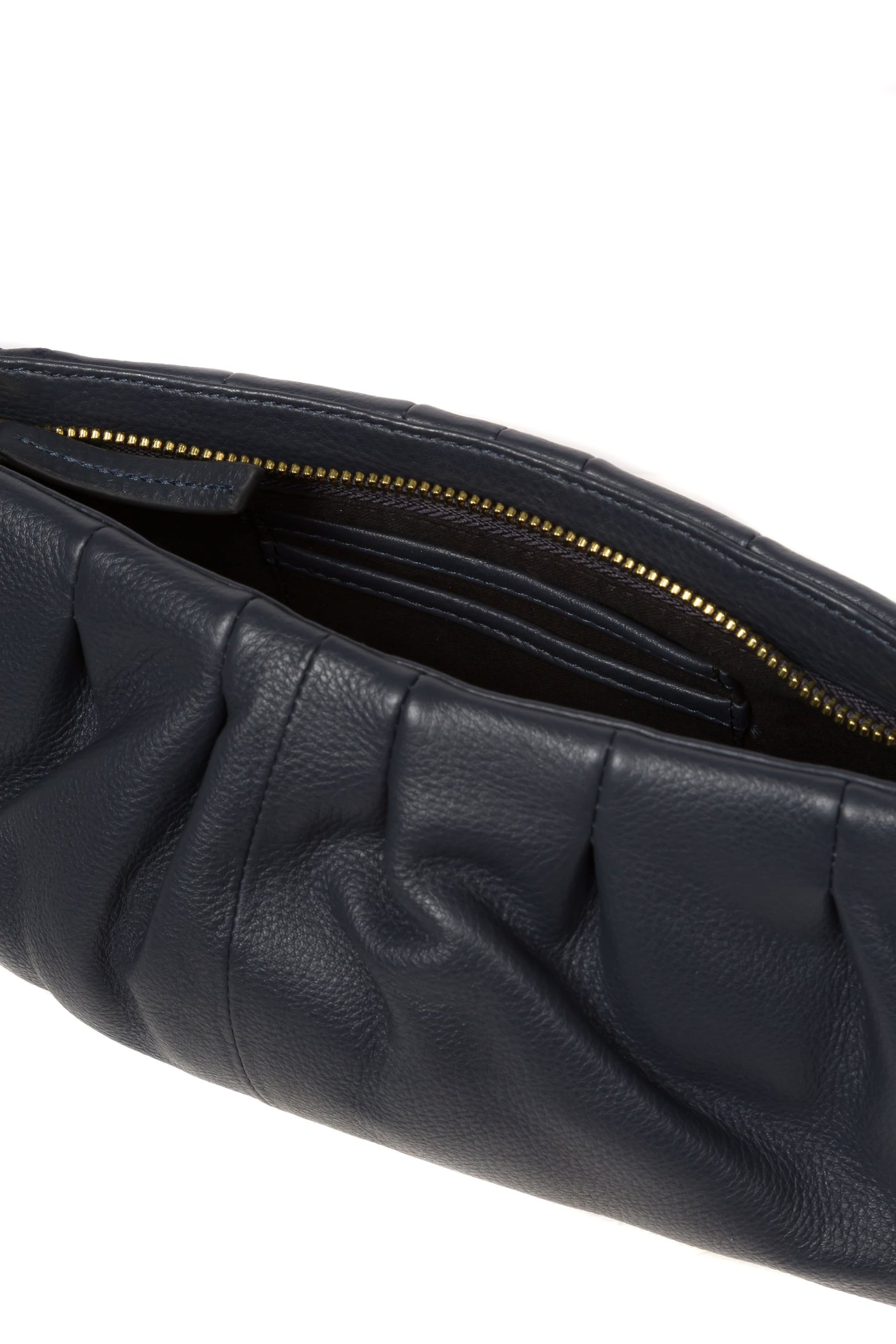 Pure Luxuries London Victoria Nappa Leather Grab Clutch Bag - Image 5 of 8