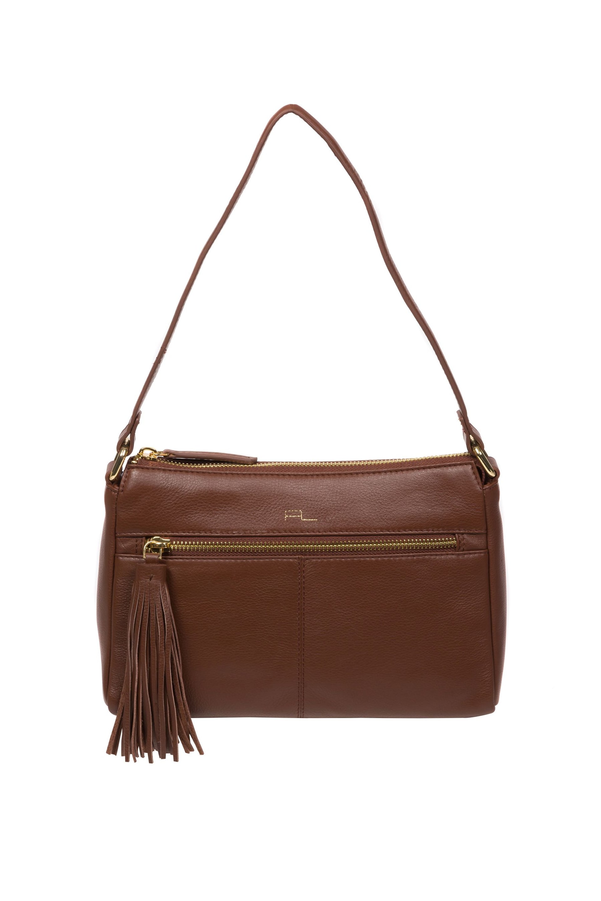 Pure Luxuries London Isabella Nappa Leather Grab Bag - Image 1 of 6