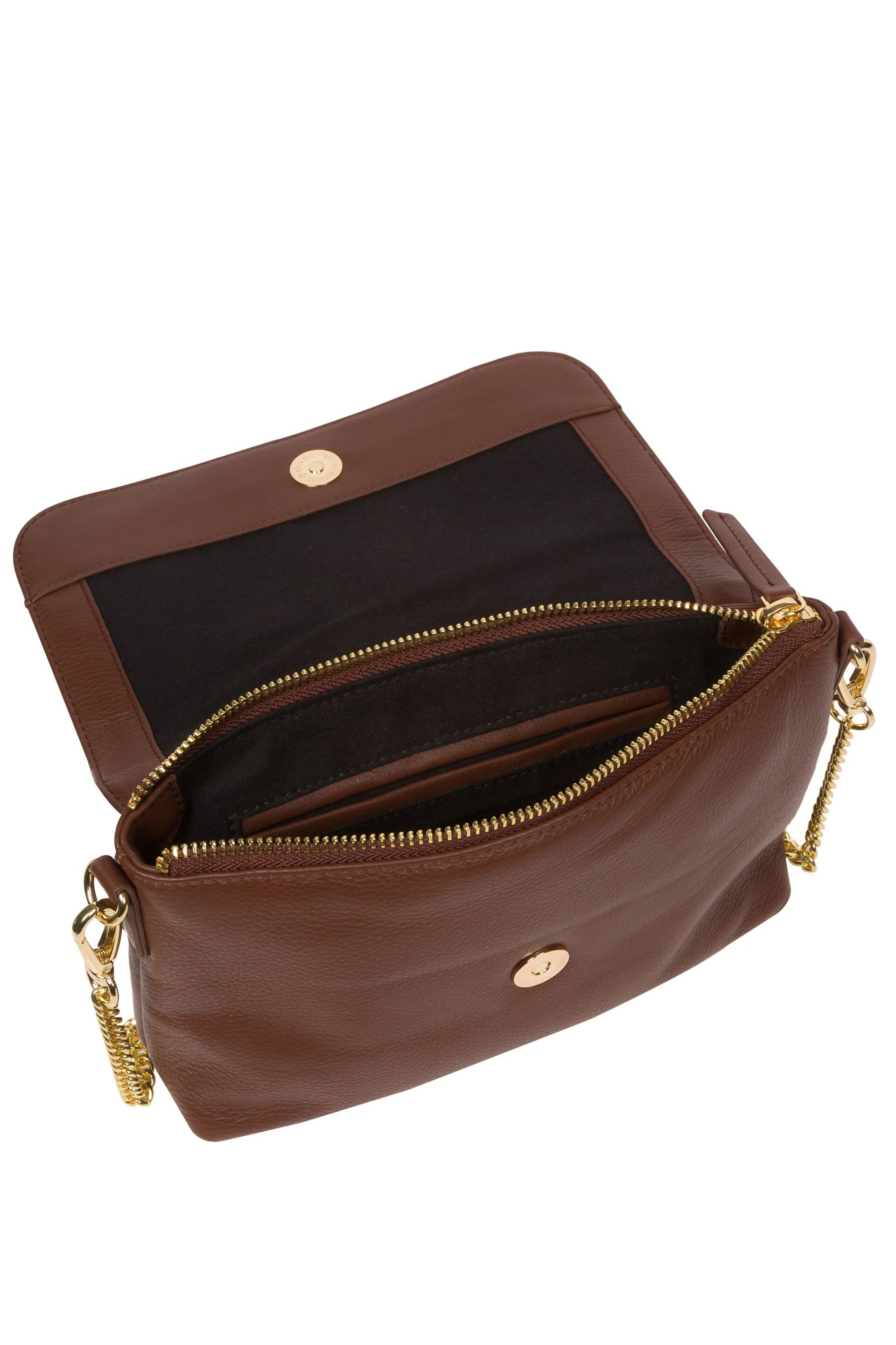Pure Luxuries London Jazmine Nappa Leather Grab Clutch Bag - Image 4 of 8