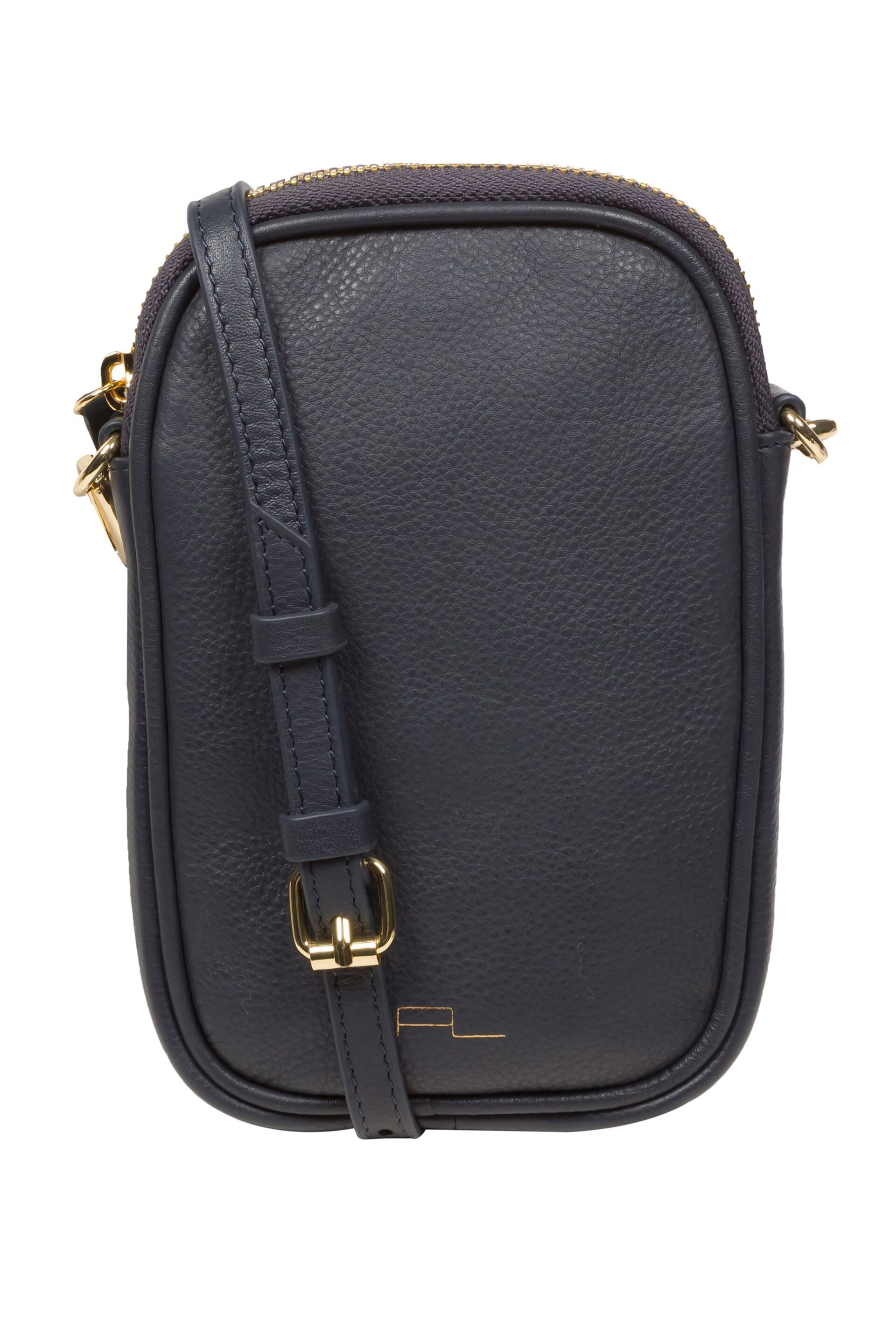 Pure Luxuries London Alaina Nappa Leather Cross-Body Phone Bag - Image 1 of 5