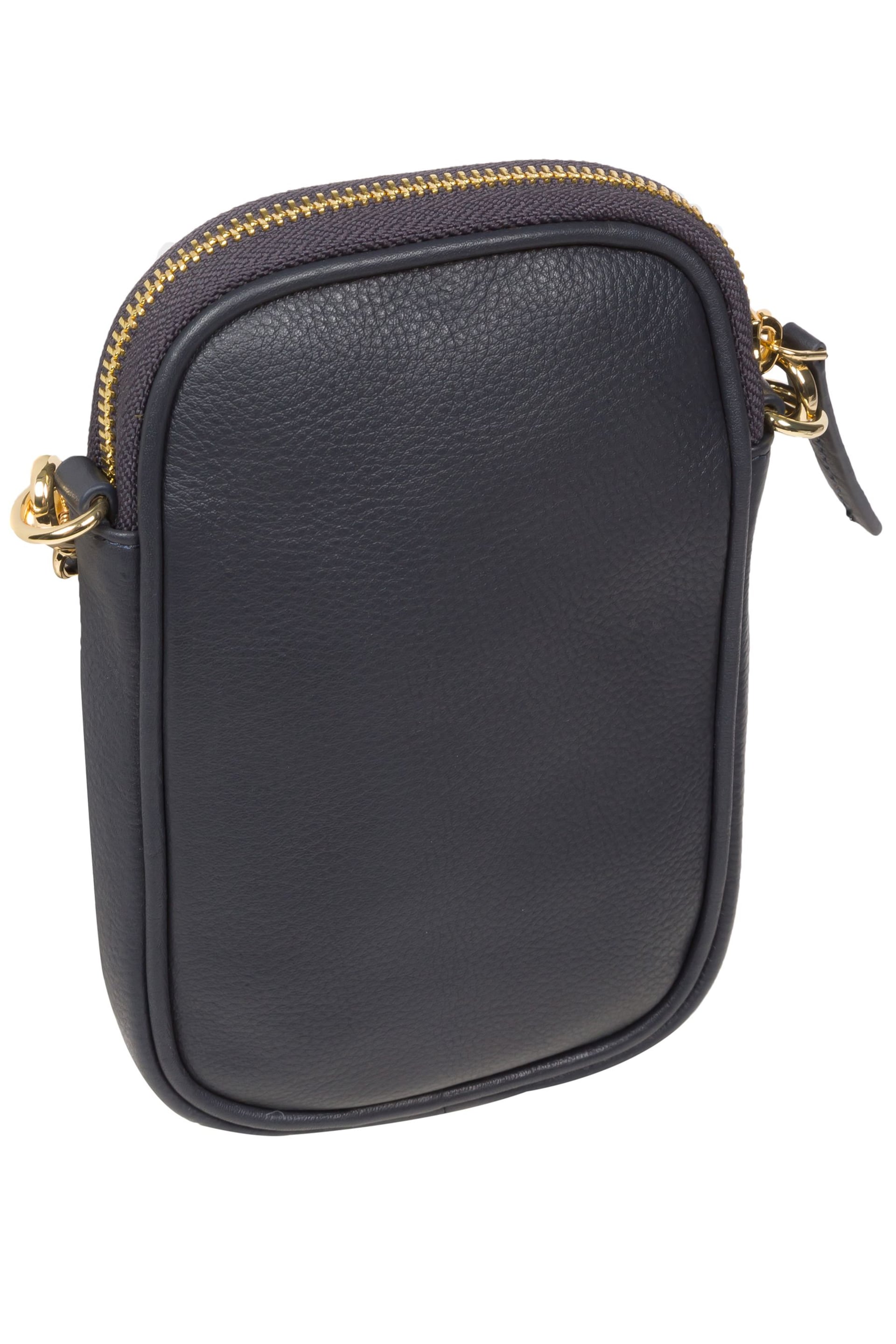 Pure Luxuries London Alaina Nappa Leather Cross-Body Phone Bag - Image 2 of 5