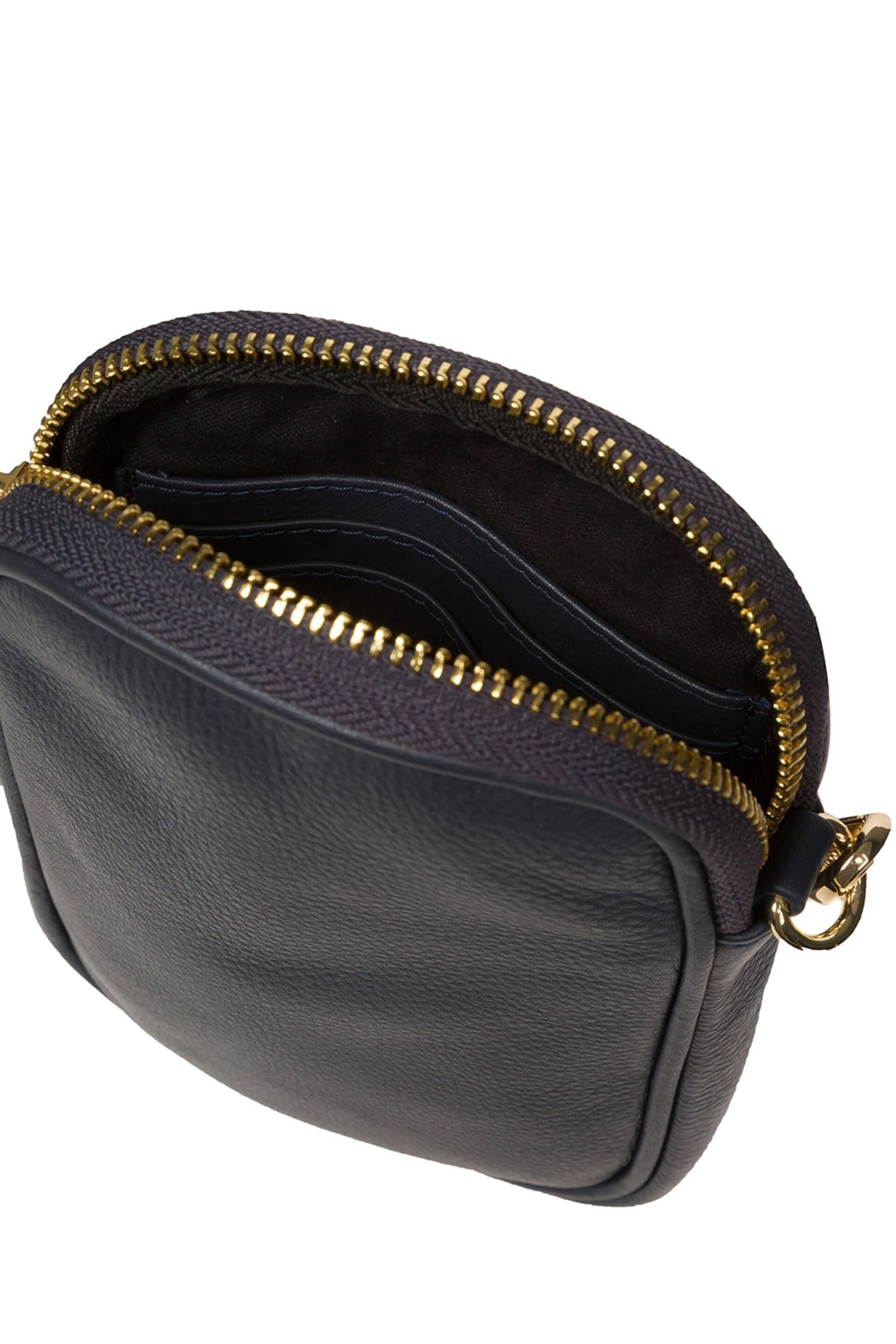 Pure Luxuries London Alaina Nappa Leather Cross-Body Phone Bag - Image 3 of 5