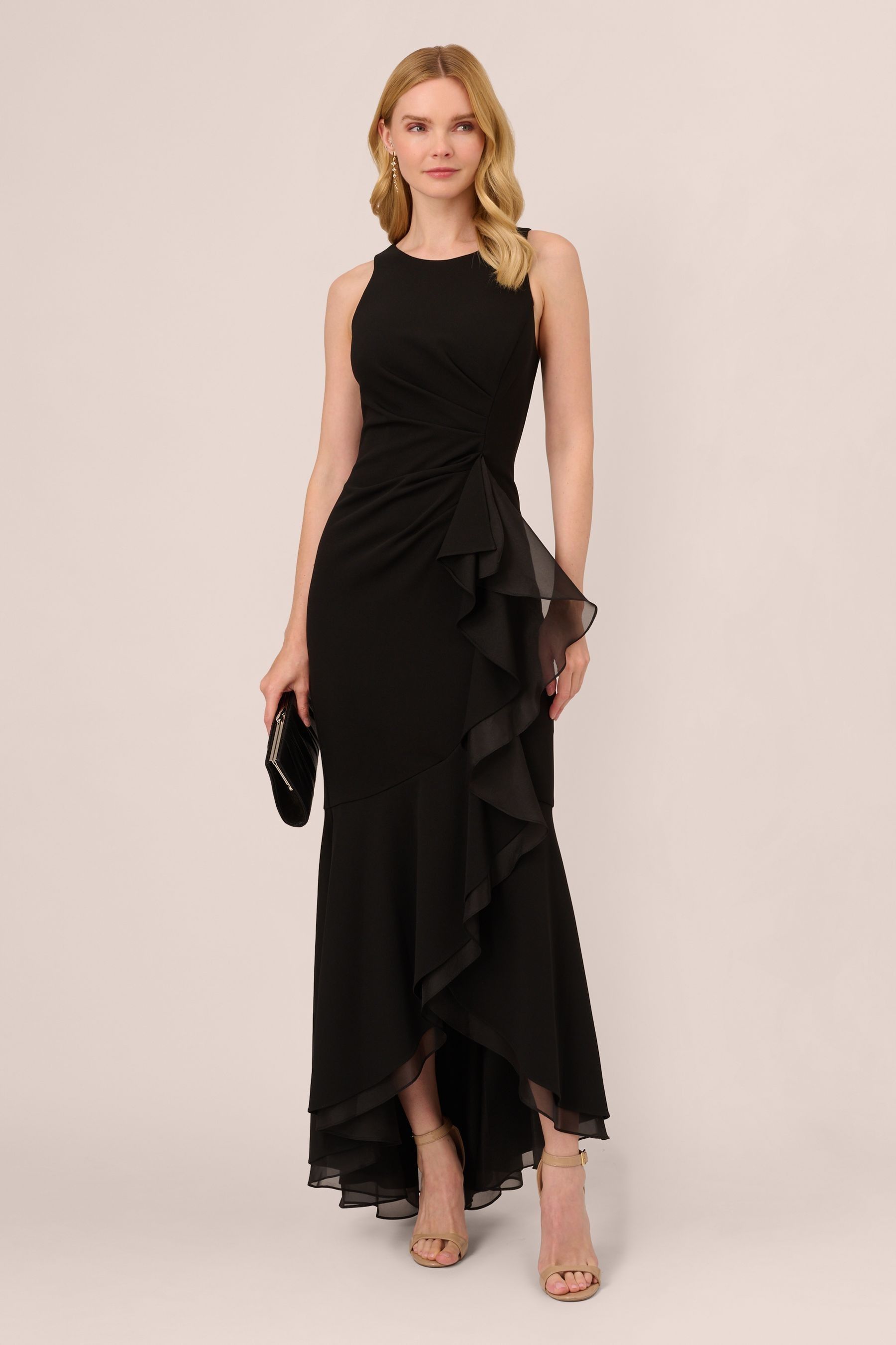 Adrianna papell halter gown cheap