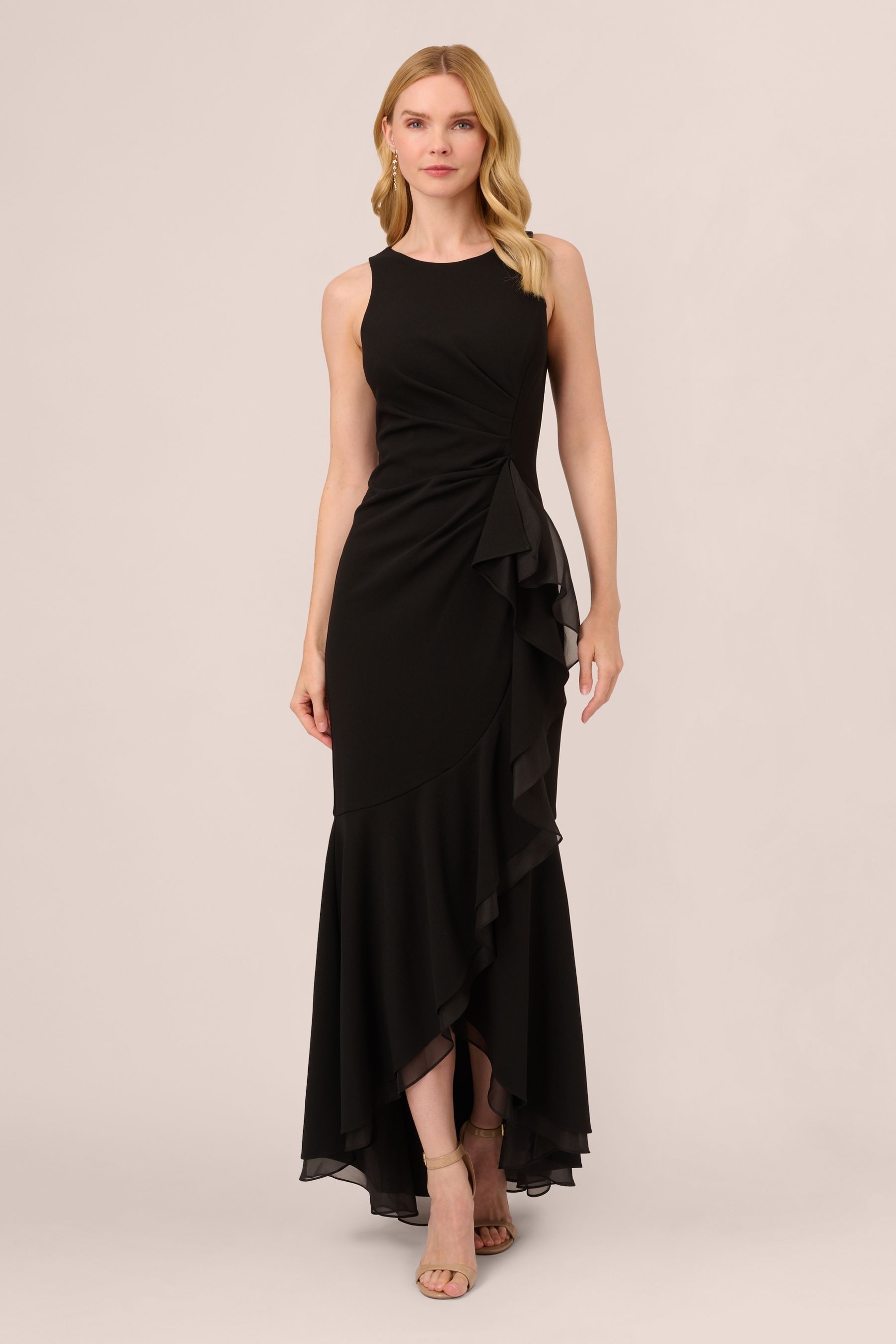 Adrianna papell ruffle dress 2025