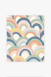 Pastel Abstract Rainbow Wallpaper - Image 2 of 4