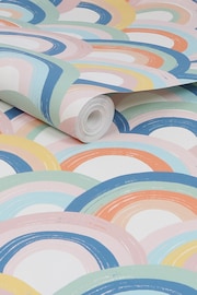 Pastel Abstract Rainbow Wallpaper - Image 4 of 4