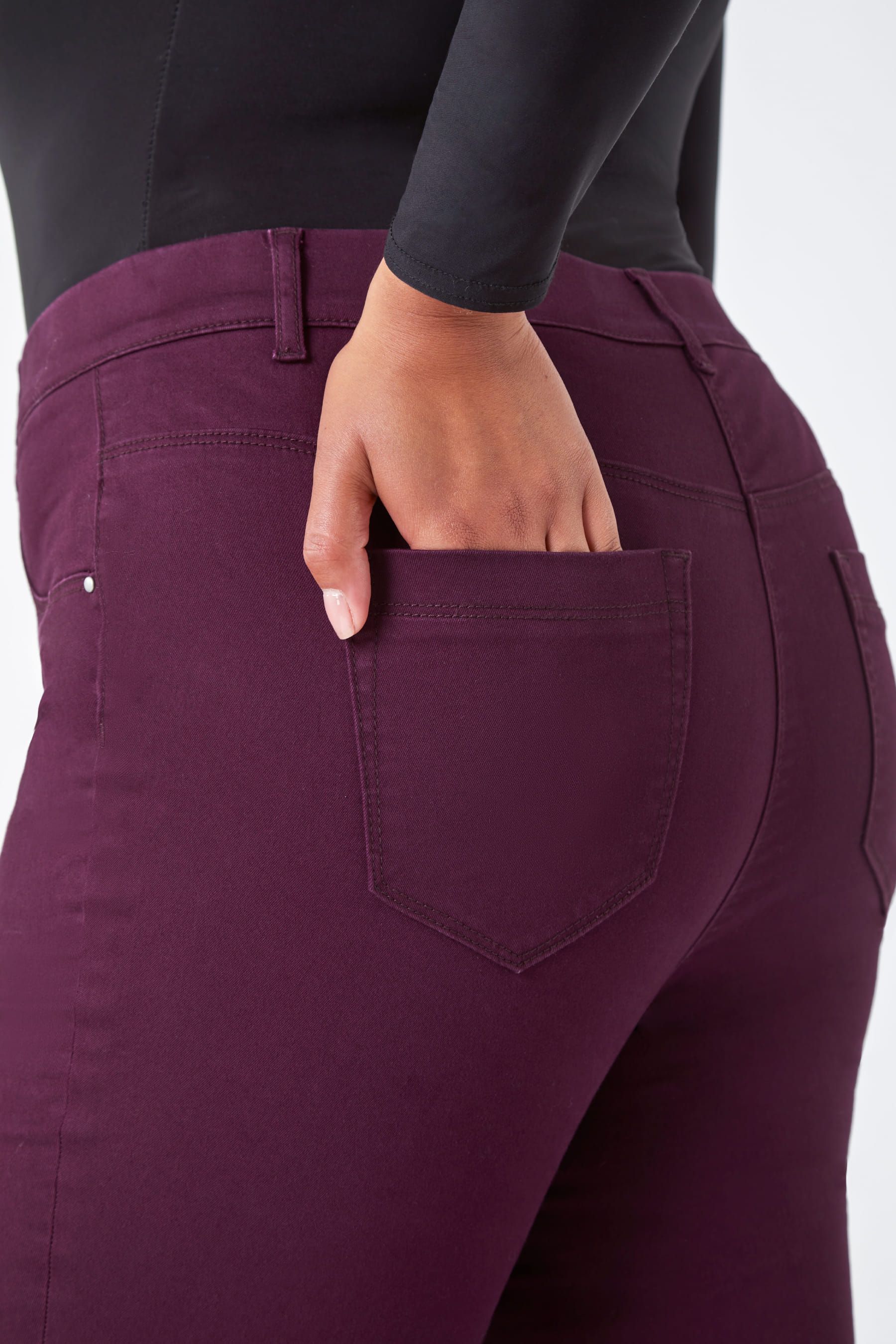 Buy Roman Purple Curve Stretch Denim Jeggings from the Next UK online shop