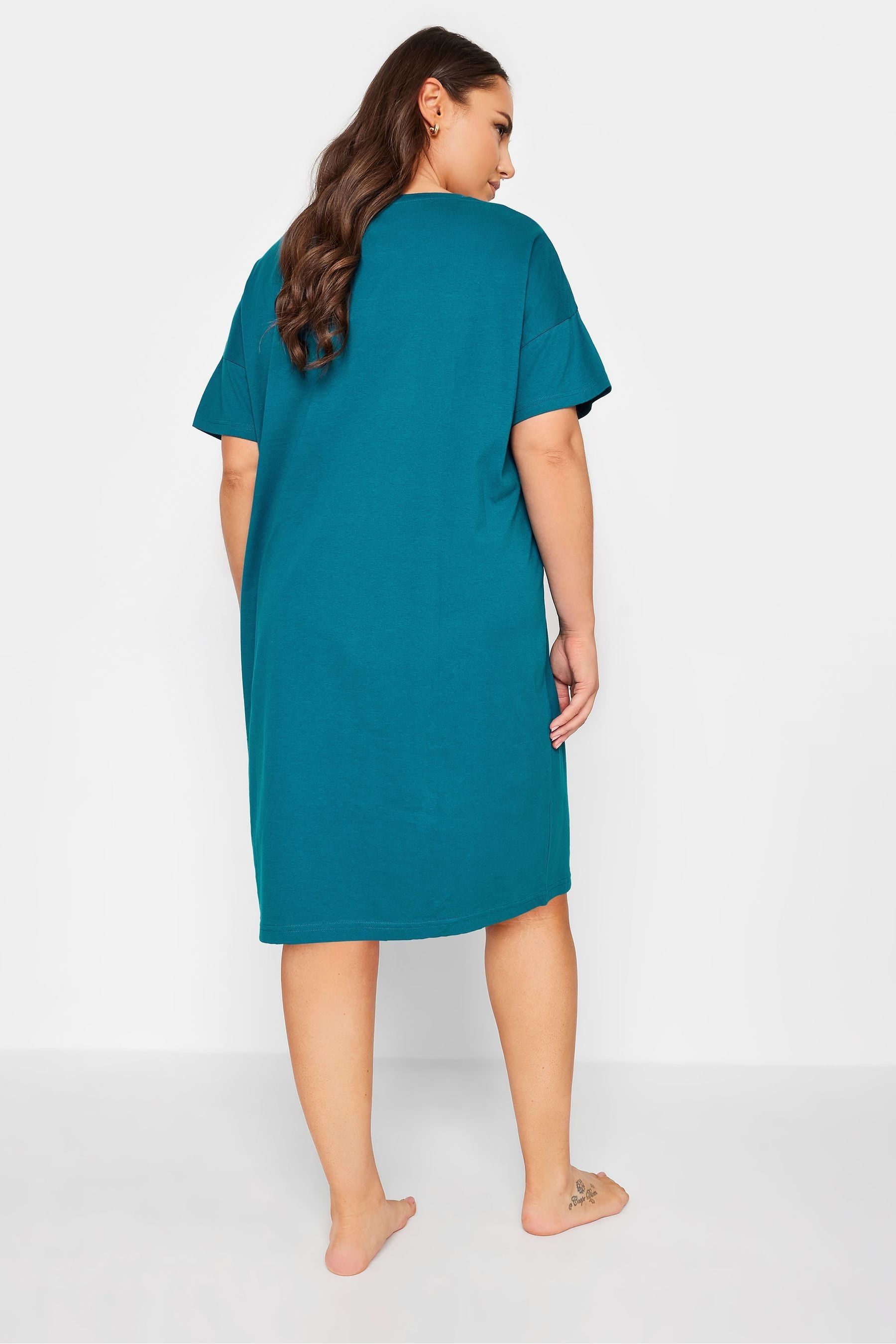 Buy Yours Curve Green Best Friends Snoopy Nightdress from Next Luxembourg