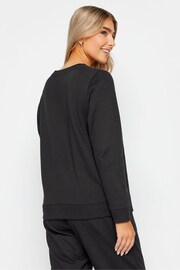 M&Co Black Basic Sweat Top - Image 3 of 4