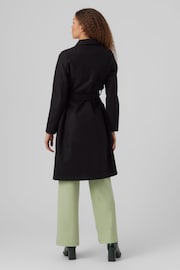 VERO MODA Black Wrap Tailored Coat - Image 2 of 5