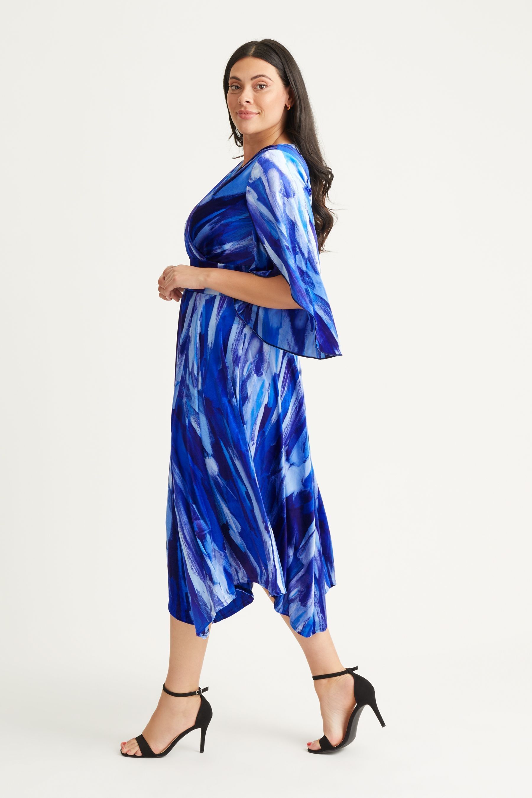 Velvet kimono dress on sale