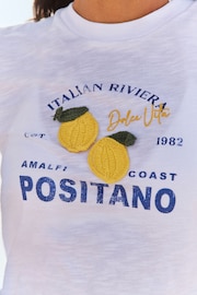 White Lemon Positano City Graphic T-Shirt - Image 5 of 7
