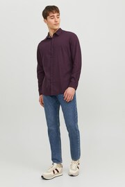 JACK & JONES Purple Button Up Shirt - Image 2 of 7