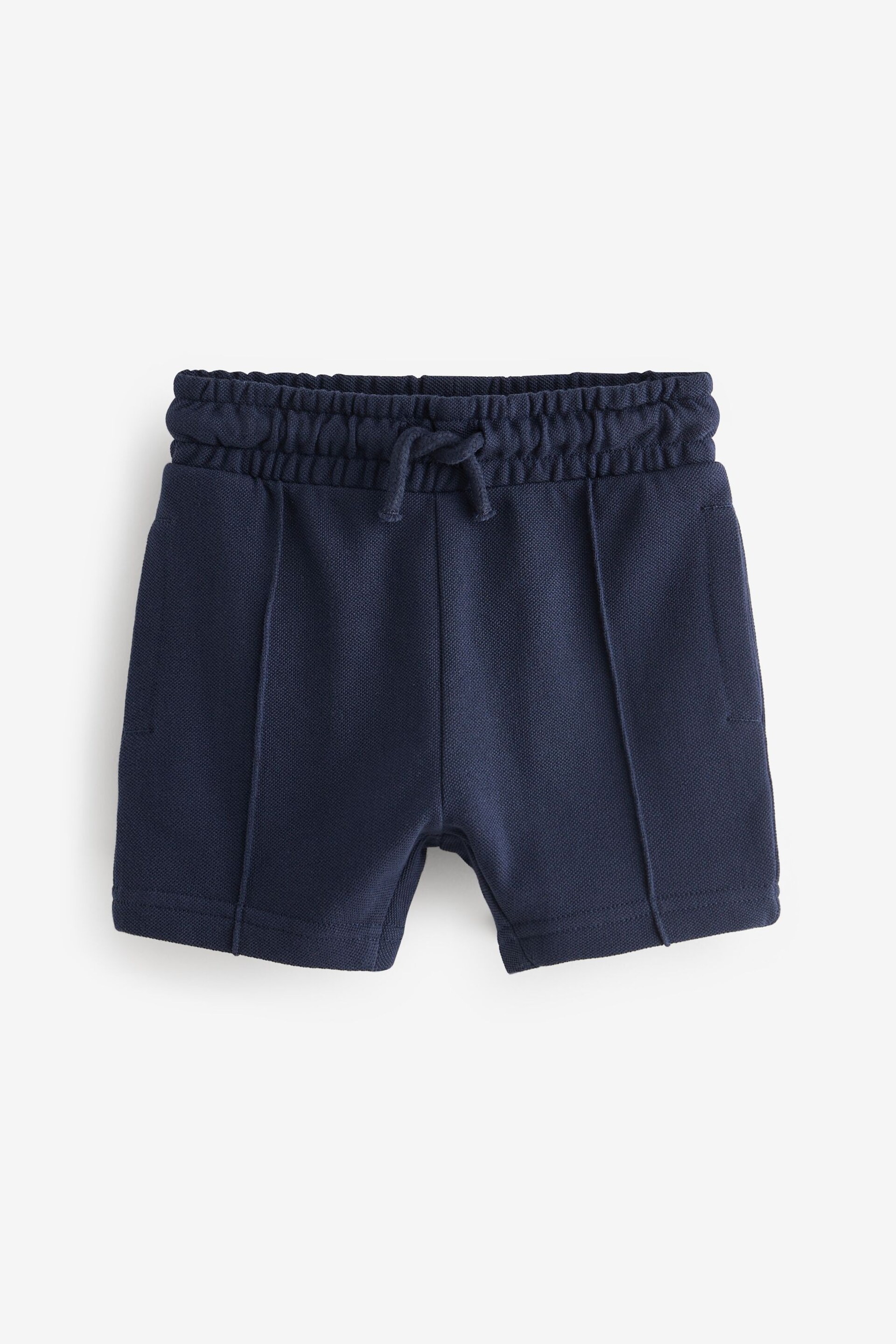 Navy Blue Pintuck Shorts (3mths-7yrs) - Image 5 of 7