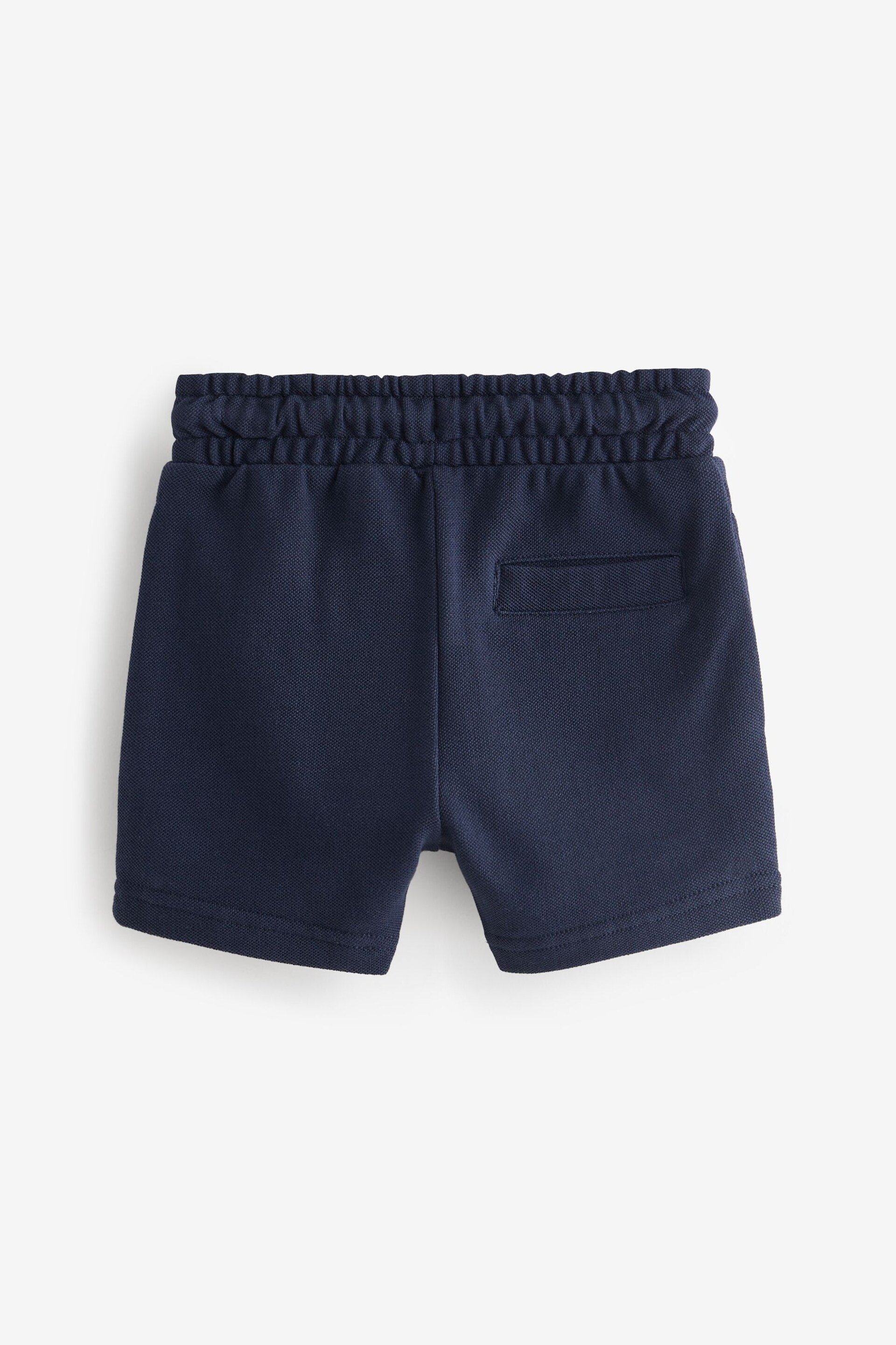 Navy Blue Pintuck Shorts (3mths-7yrs) - Image 6 of 7