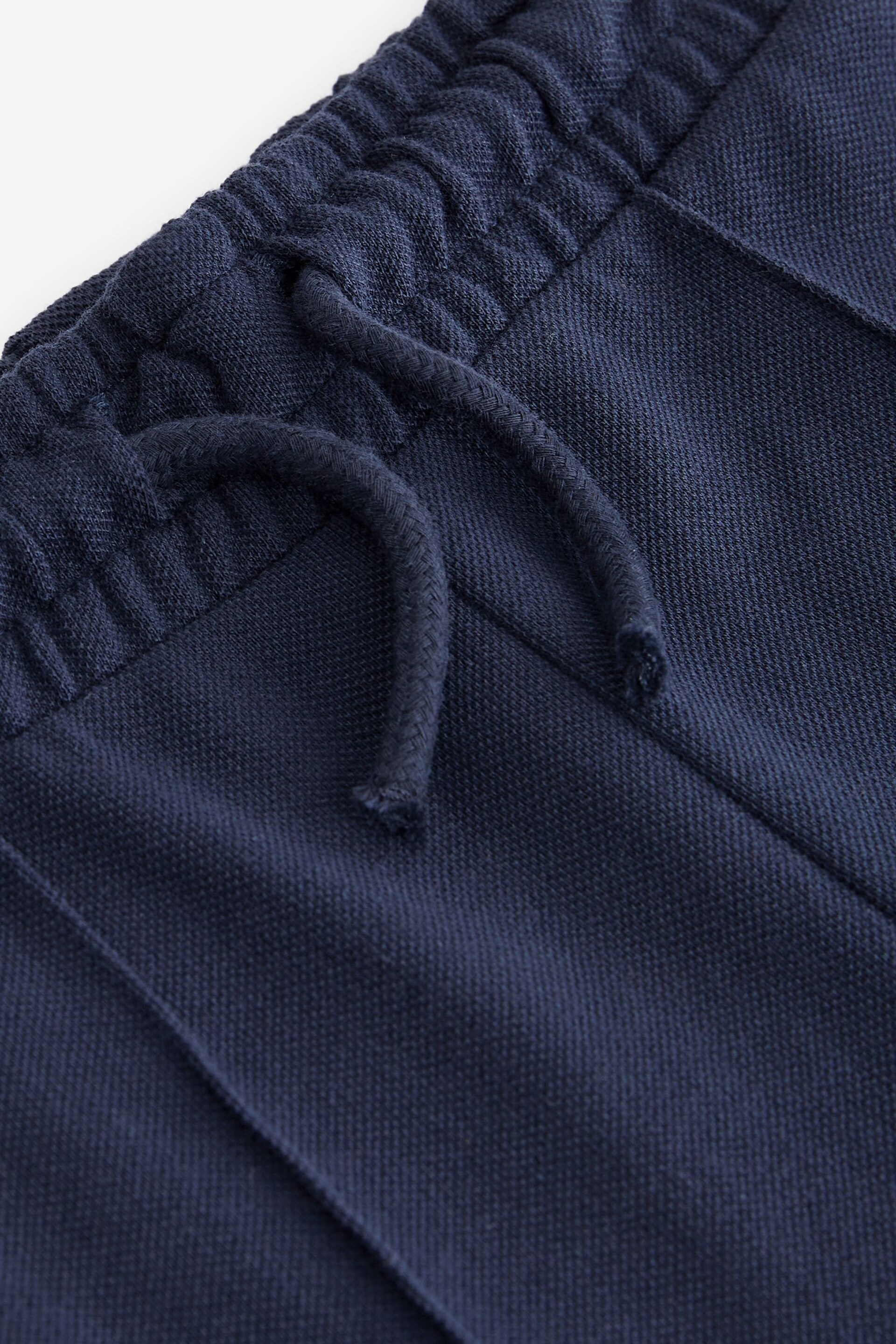 Navy Blue Pintuck Shorts (3mths-7yrs) - Image 7 of 7