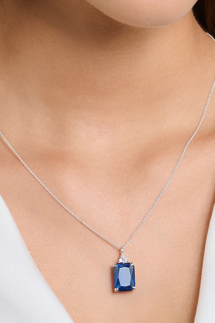 Thomas Sabo Blue Sparkling Blue Stone Necklace: 925 Silver - Image 3 of 3