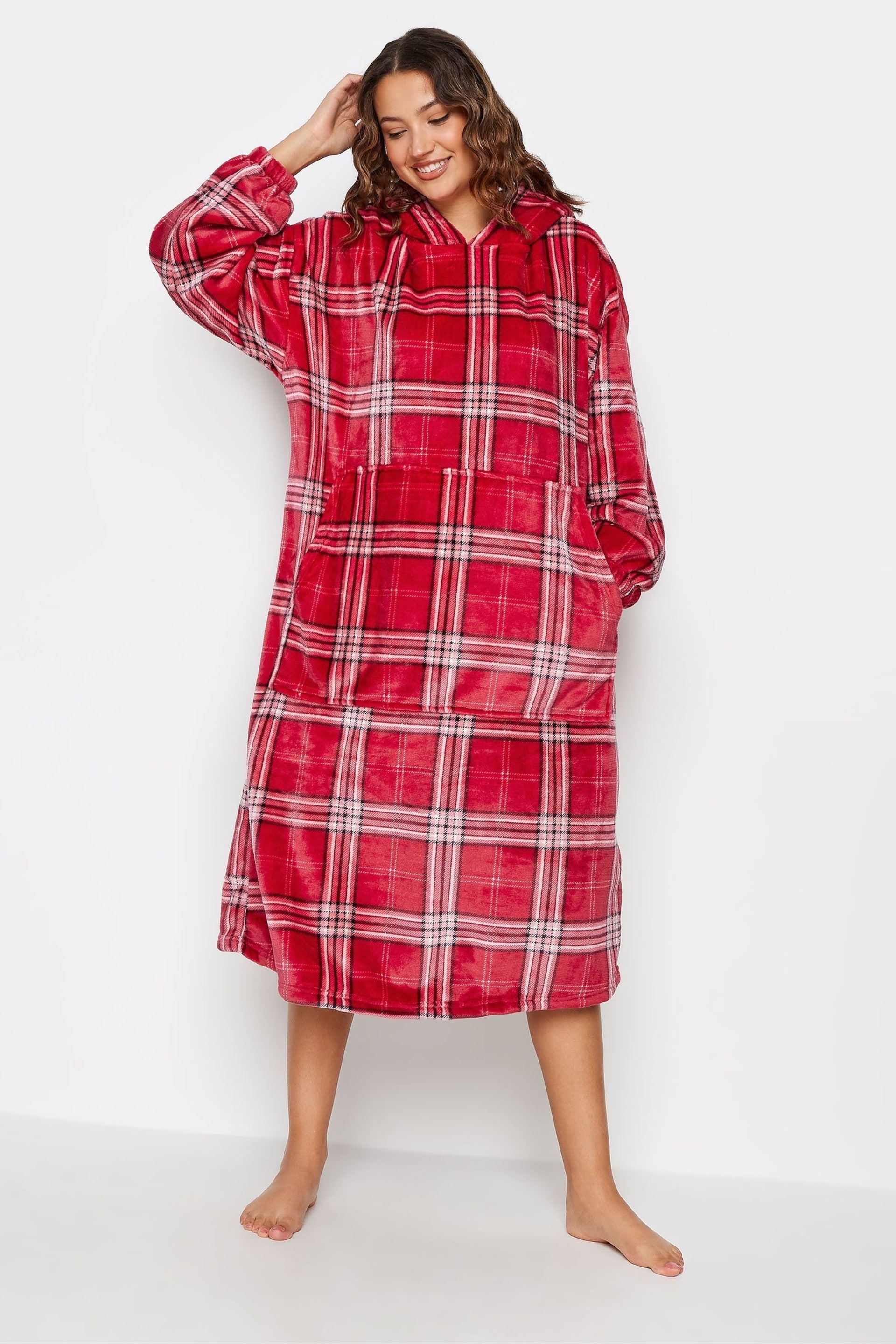 Long Tall Sally Red Snuggle Hoodie - Image 1 of 6